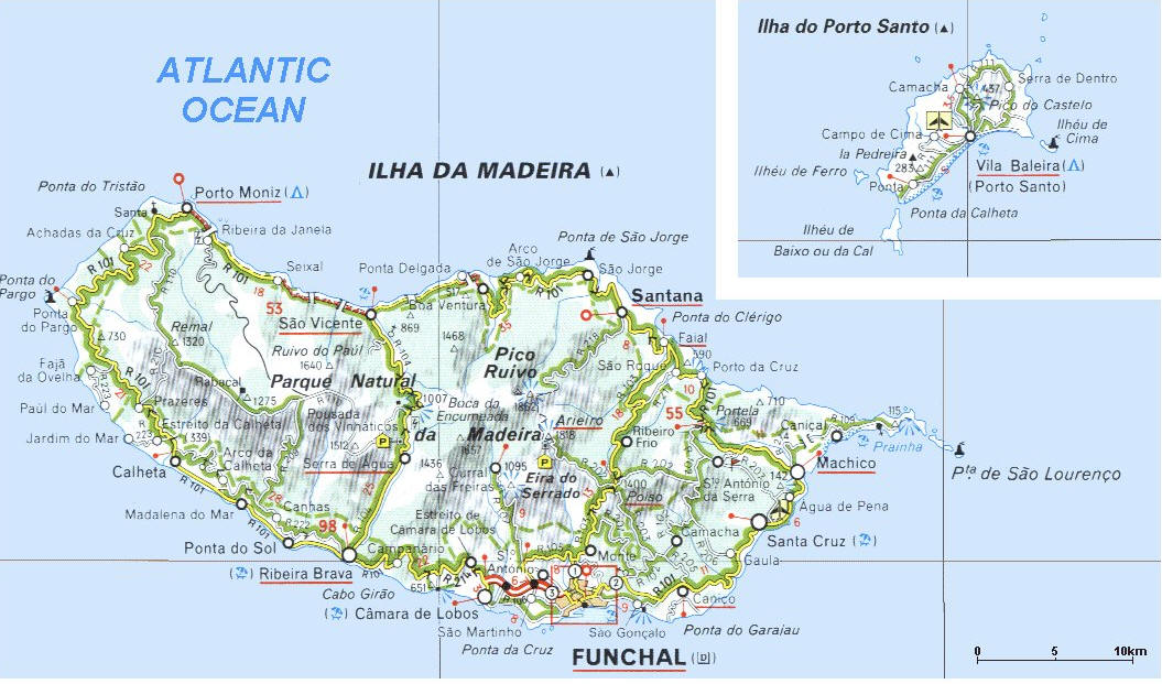 Mappa Madeira